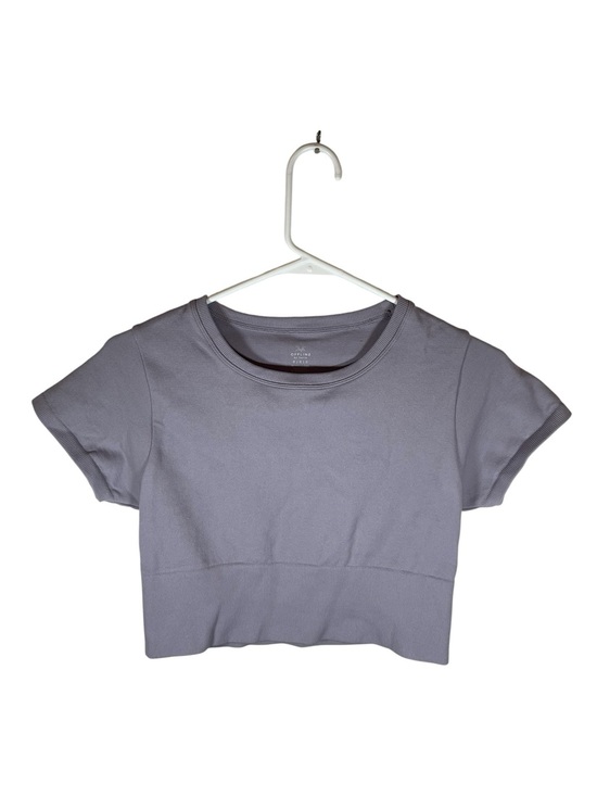 aerie Tops - Offline By Aerie Cropped Sidewalk Seamless Shirt Lavender Medium